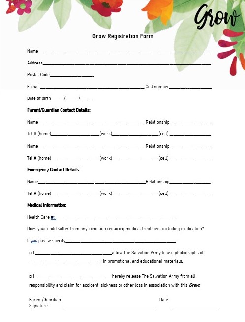 Registration Form PDF