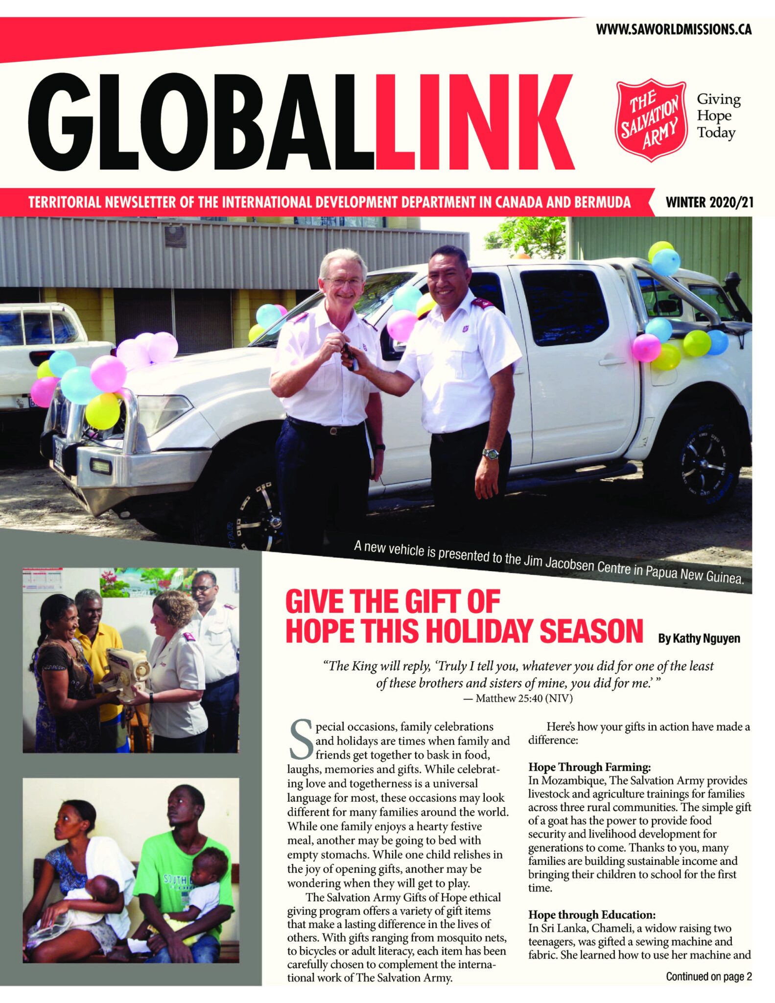 Global Link Spring 2020 Newsletter Thumbnail