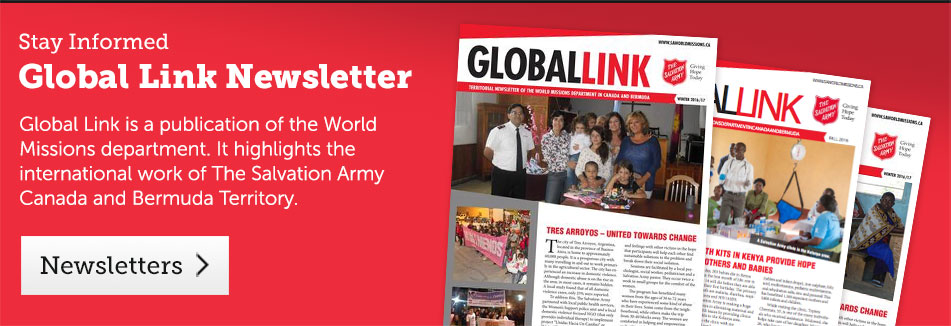 Global Link Newsletter - Subscribe Button