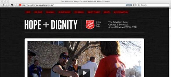 The Salvation Army Launches Hope + Dignity - Salvation Army Canada