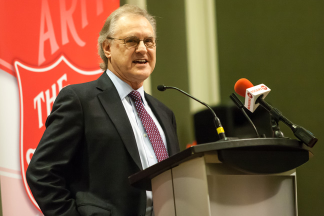 Stephen Lewis Inspires Crowd at London's Hope in the City Breakfast