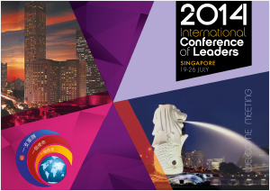 International Conference of Leaders to Meet in Singapore 