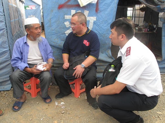 Salvation Army Provides Help After Earthquake in China