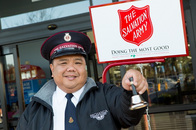 Salvation Army Officer Rings Bells for 150 Hours