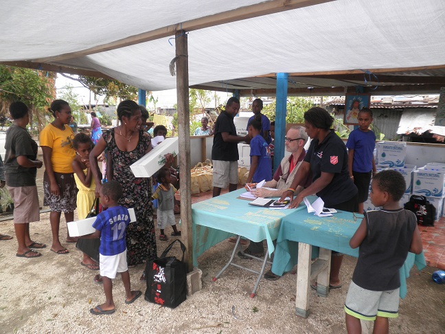 Salvation Army Responds to Cyclone Disaster in Vanuatu