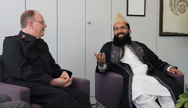 The General Meets with Grand Imam from Lahore