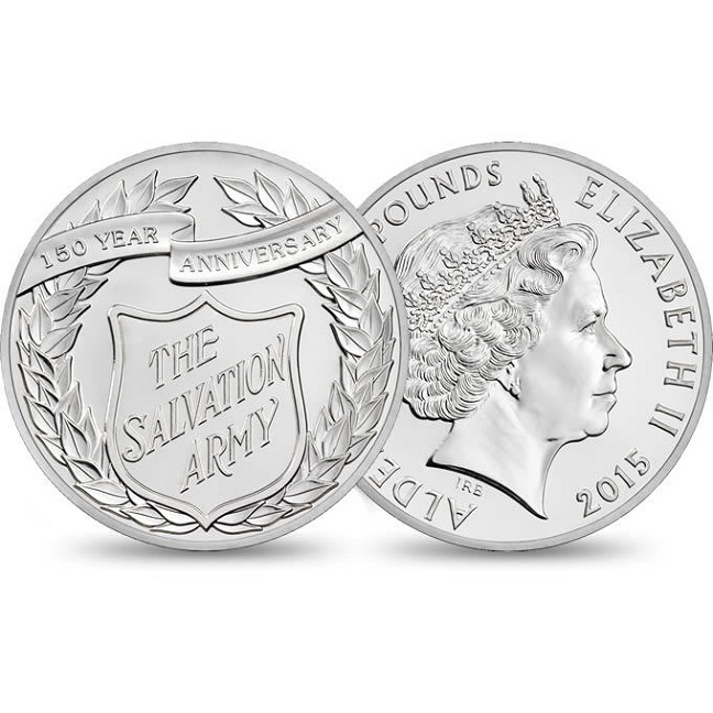 The Royal Mint Issues Commemorative Salvation Army Coin