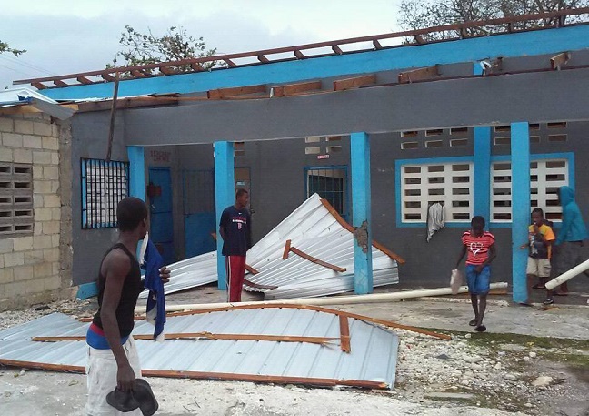 Salvation Army Distributes Food in Hurricane-Hit Haiti